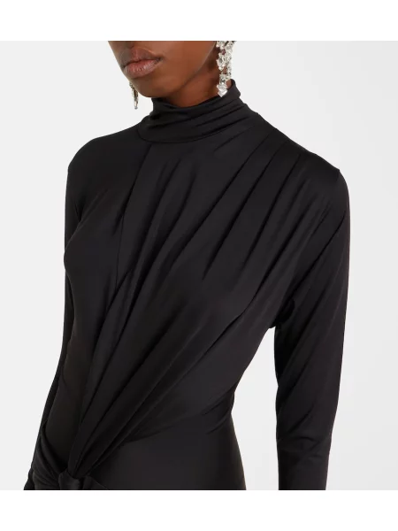 Rochie midi Victoria Beckham de costum negru