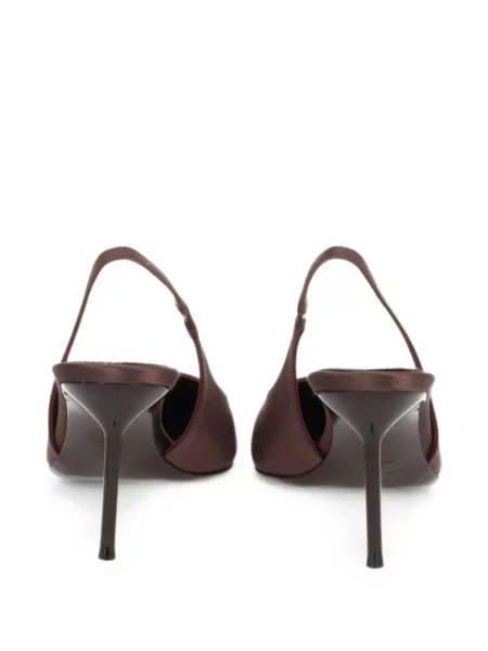 Pantofi cu toc Paris Texas slingback maro