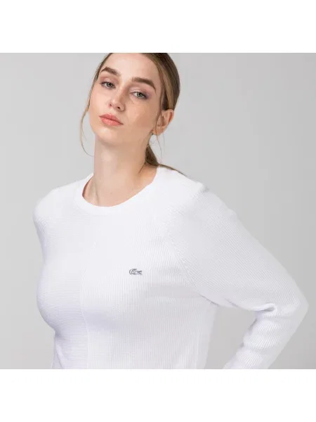 Свитер Lacoste белый