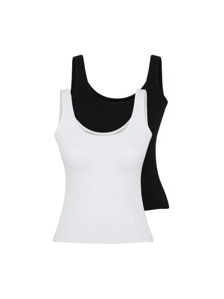 Trendyol Maiou negru alb