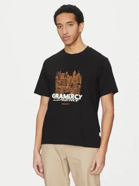Jack&Jones T-shirt Boston Relaxed Fit crna