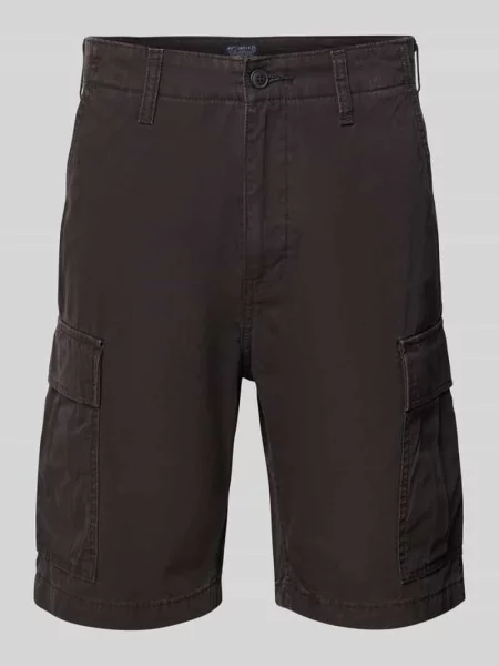 Szorty cargo z wpuszczanymi w stylu francuskim Levi's czarne