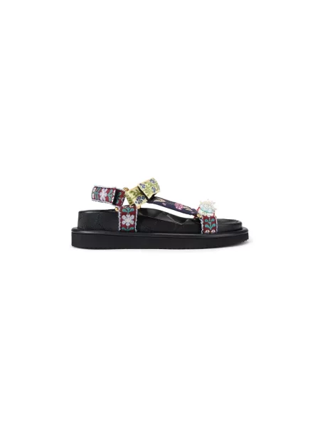 Kurt Geiger London sandały na płaskim Orson Sandal czarne