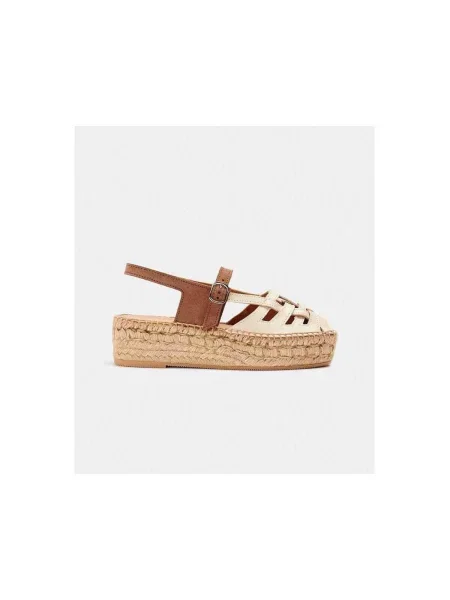Espadrilky Naguisa hnedá