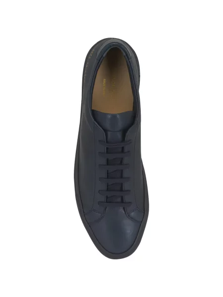 Sneakerși Common Projects din piele albastru