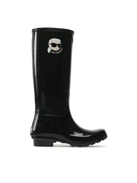 KARL LAGERFELD Гумени ботуши черен