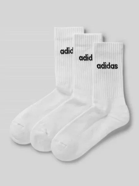 Haftowane skarpety Adidas Sportswear białe