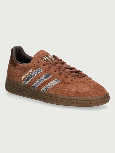 Adidas Originals Handball Spezial маратонки дамски от велур кафяво