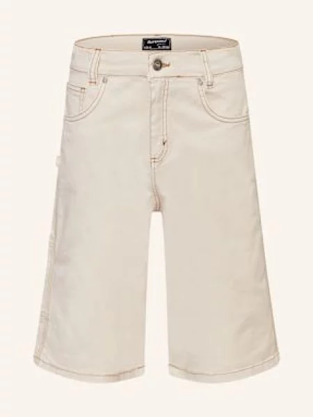 Blue Effect Lněné Cargo Šortky bílá