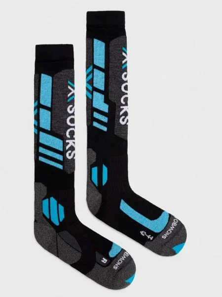 Olcsóbban. Snowboard zokni X-Socks Snowboard fekete/szürke/teal kék. Méret: EU fekete