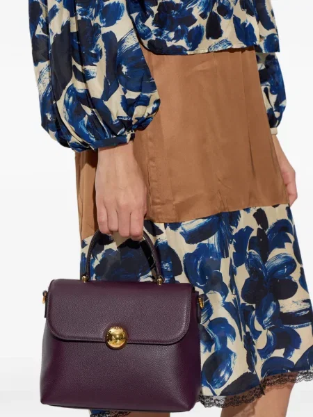 Geantă shopper Furla din piele roșu