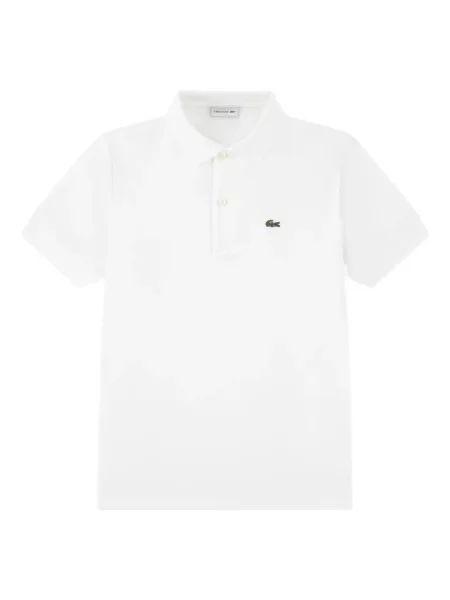 Koszulka polo dziecięca Lacoste biała