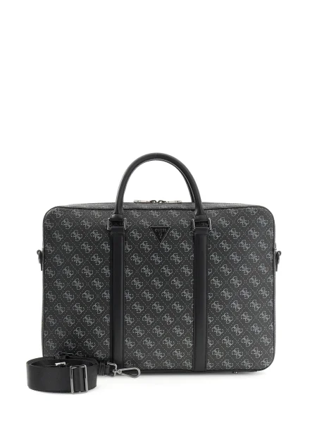 Guess Geantă pentru laptop HMMILO Negru gri