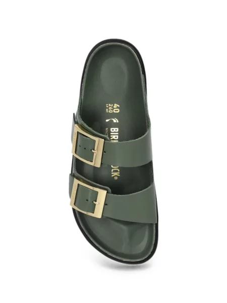 Sandale Birkenstock cu cataramă verde