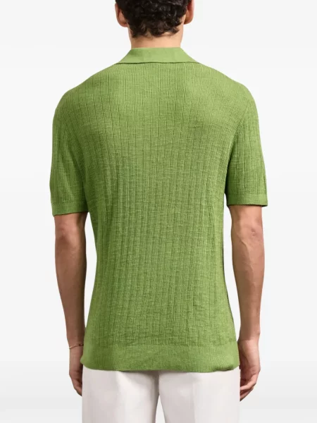 Къс риза Frescobol Carioca с V-образно деколте зелено