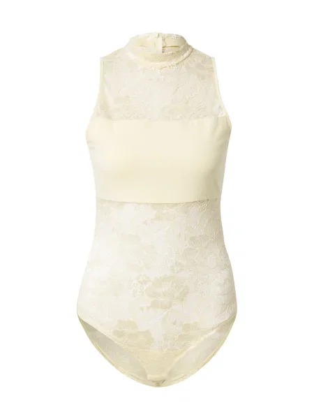 Body Urban Classics din dantelă galben