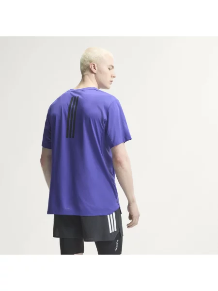 TRIČKO PrimeLift 3 STRIPES fialové