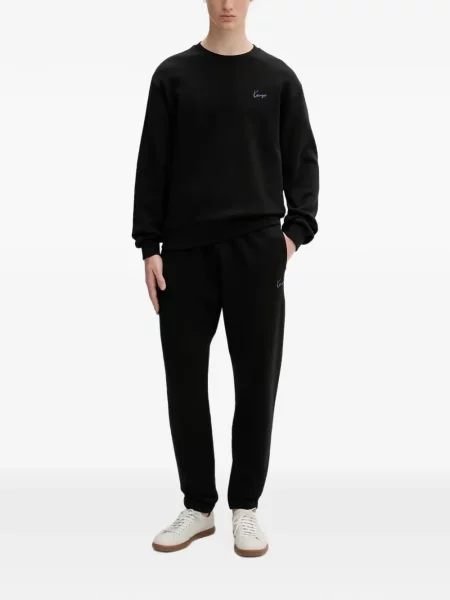 Pulover Kenzo cu broderie negru