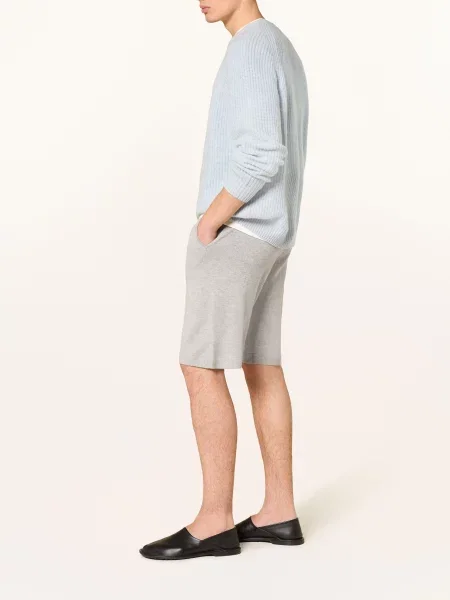 Lisa Yang Pletené Šortky Felix Z Kašmíru šedá