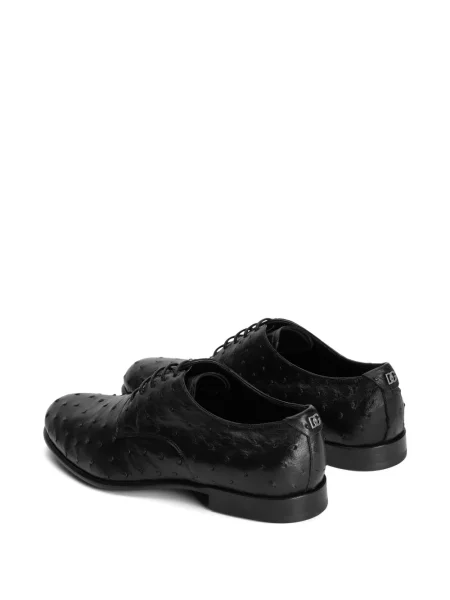 Kožený derby Dolce & Gabbana černý