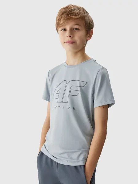 4F Koszulka sportowa t-shirt na W-F biały