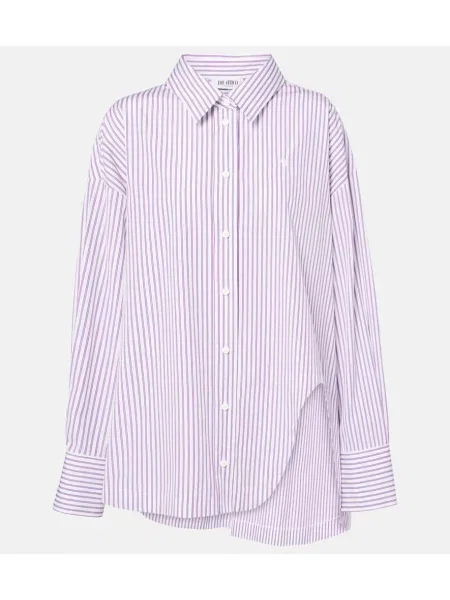 Cămașă The Attico cu dungi alb