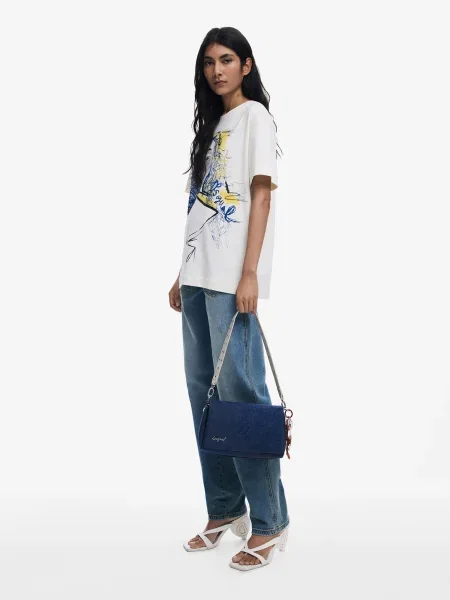Geanta crossbody Desigual albastru