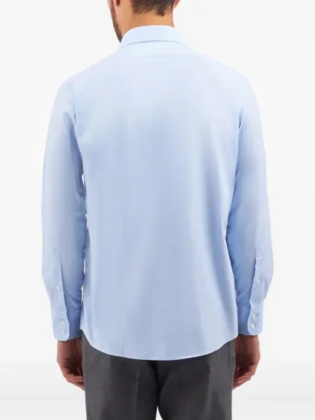 Cămașă Brooks Brothers lungă albastru