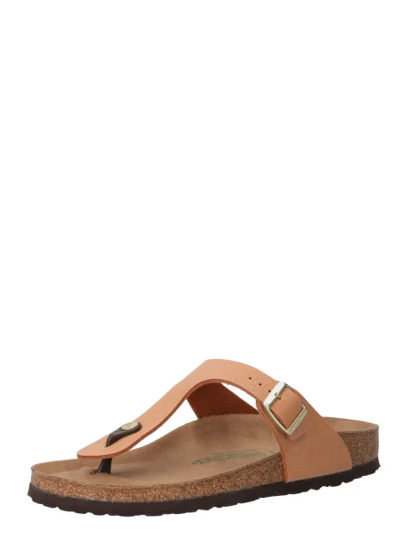 BIRKENSTOCK Flip-flops Gizeh maro deschis