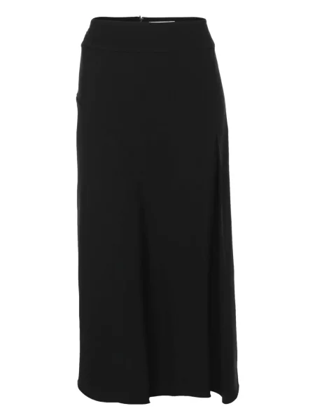 Fustă midi Victoria Beckham până la genunchi negru