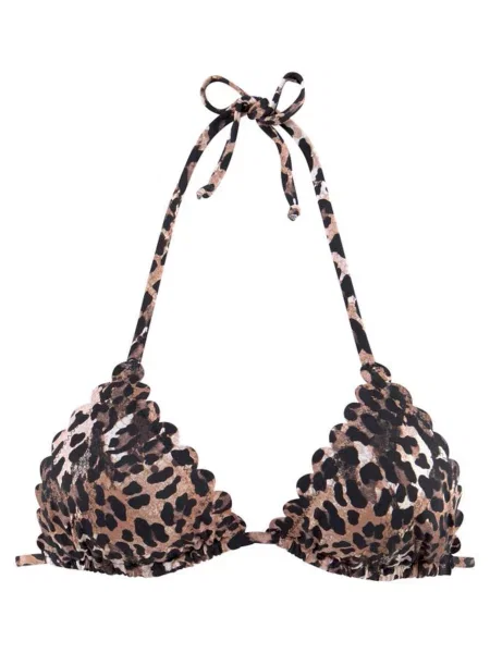 LASCANA Bikini zgornji del Lexa bež črna