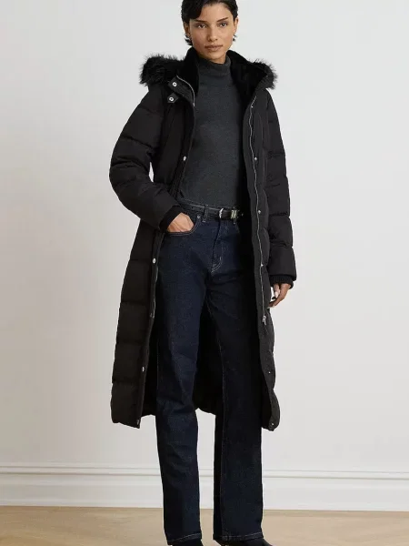 LAUREN RALPH LAUREN Geacă din puf negru