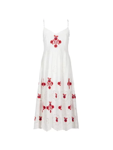 Rochie midi Sea alb