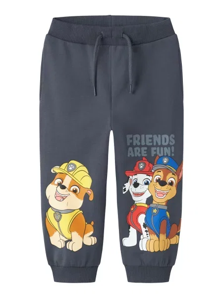 NAME IT Pantaloni NMMargus Paw bleumarin / maro caramel / galben / intens roșu