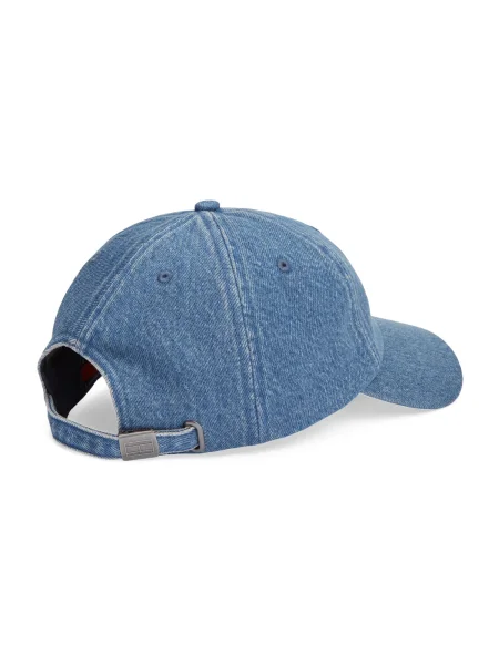 Tommy Jeans Șapcă TJM HERITAGE OVER DYED DENIM CAP denim albastru