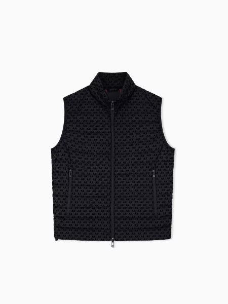 Утеплений жилет Armani Exchange чорний