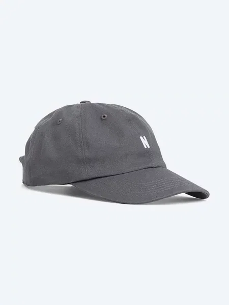 Czapka z daszkiem Norse Projects szara