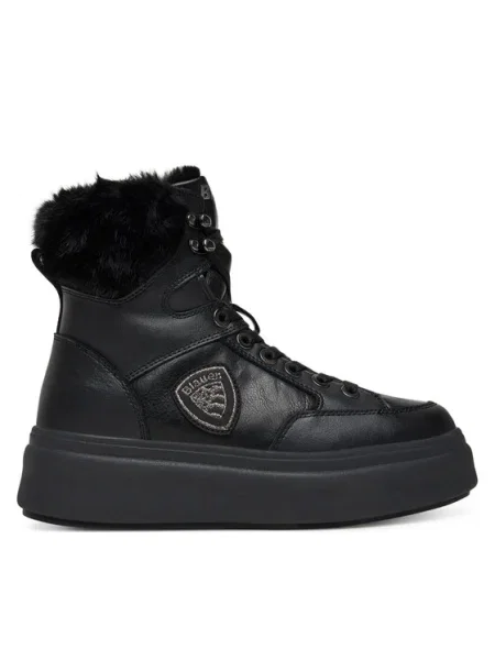 Боти Blauer EMERY с платформа с изолация черно