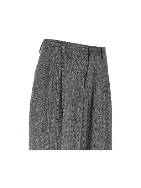 Spodnie Dsquared2 w jodełkę szare