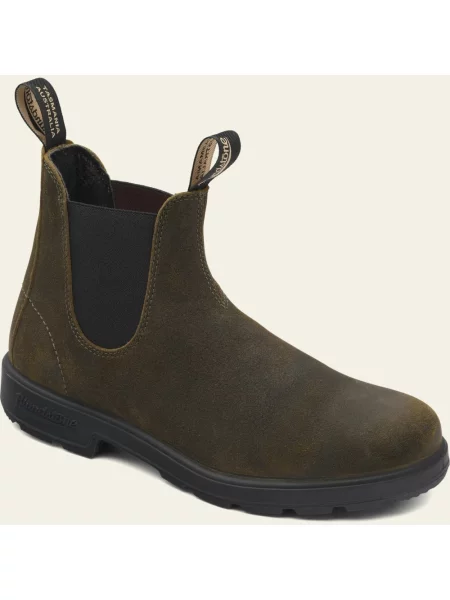 Sztyblety Blundstone skórzane zielone