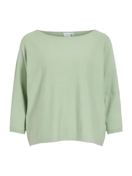 VILA Pulover VIMALU pastel verde