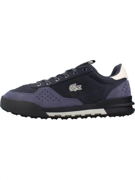 Sneakersy Lacoste skórzane niebieskie