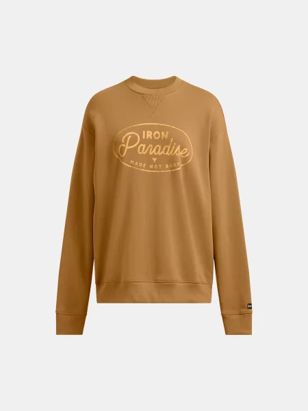 Hanorac crewneck Under Armour maro
