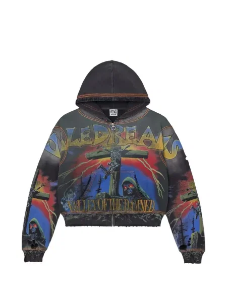 Hanorac cu glugă Vale negru