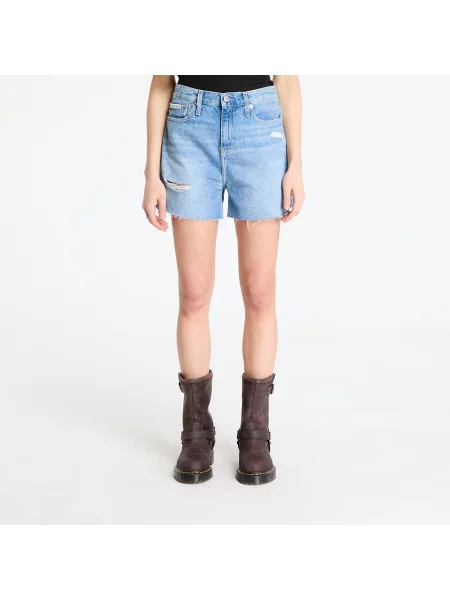 Pantaloni scurți Calvin Klein Jeans Mom Short Denim 27