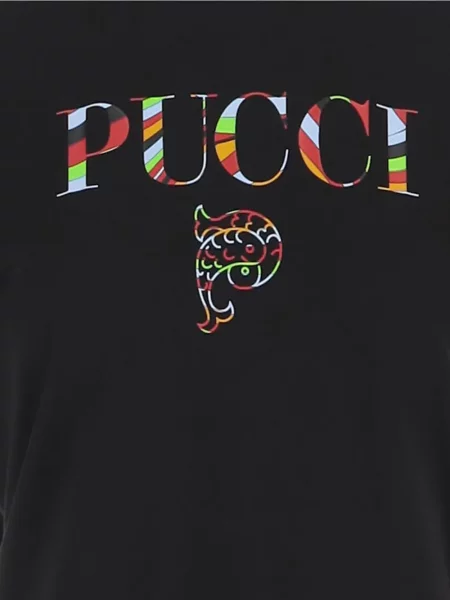 Tricou Pucci cu imagine negru