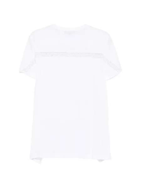 Tricou Barbara Bui din dantelă alb