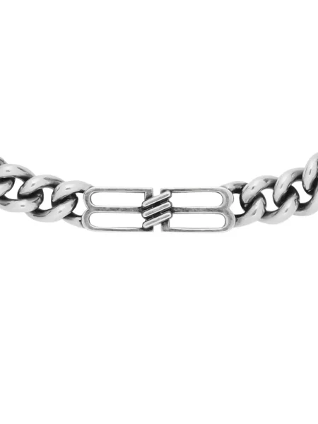 Colier Balenciaga argintiu