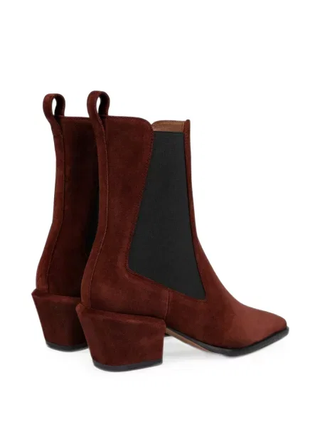 Botine chelsea Paris Texas roșu