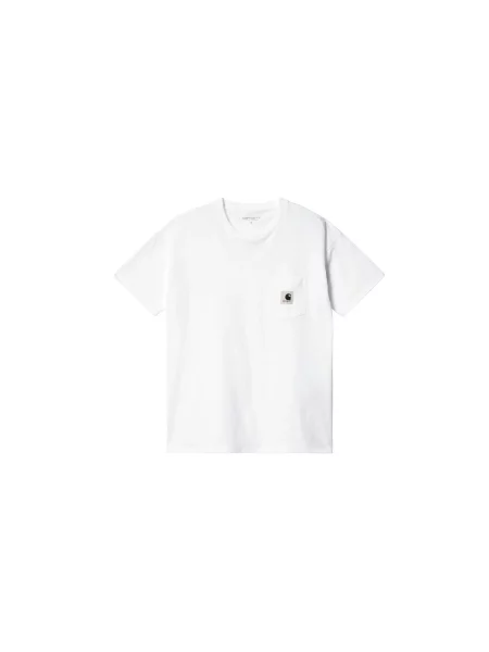 Carhartt WIP t-shirt S/S Pocket T-Shirt biały